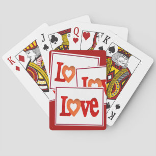 Baraja De Cartas Rótulo de amor