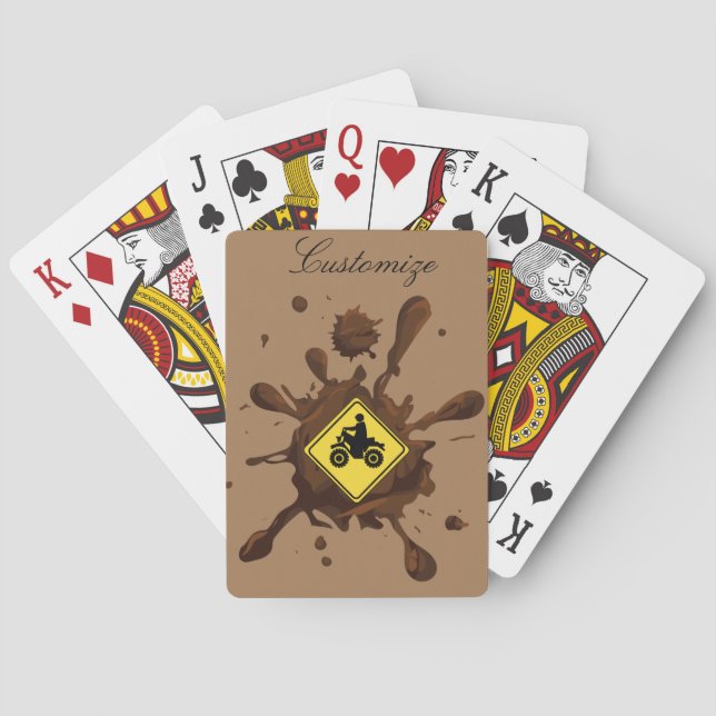 Baraja De Cartas RÓTULO de barrido ATV Thunder_Cove (Reverso)