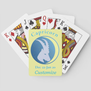 Baraja De Cartas Rótulo de Capricorn Thunder_Cove