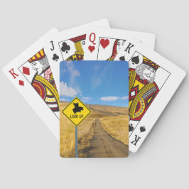 Baraja De Cartas Rótulo de cerdo volador