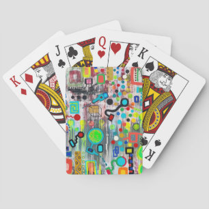 Baraja De Cartas Rótulo de las tarjetas de los tiempos de juego