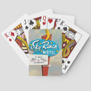 Baraja De Cartas Rótulo de Sky Ranch Motel