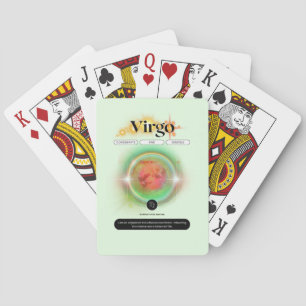 Baraja De Cartas Rótulo Zodiaco moderno Elemento de la Tierra de la
