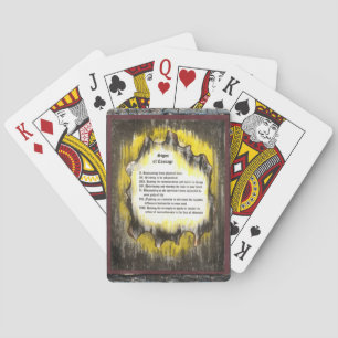 Baraja De Cartas Rótulos de valor