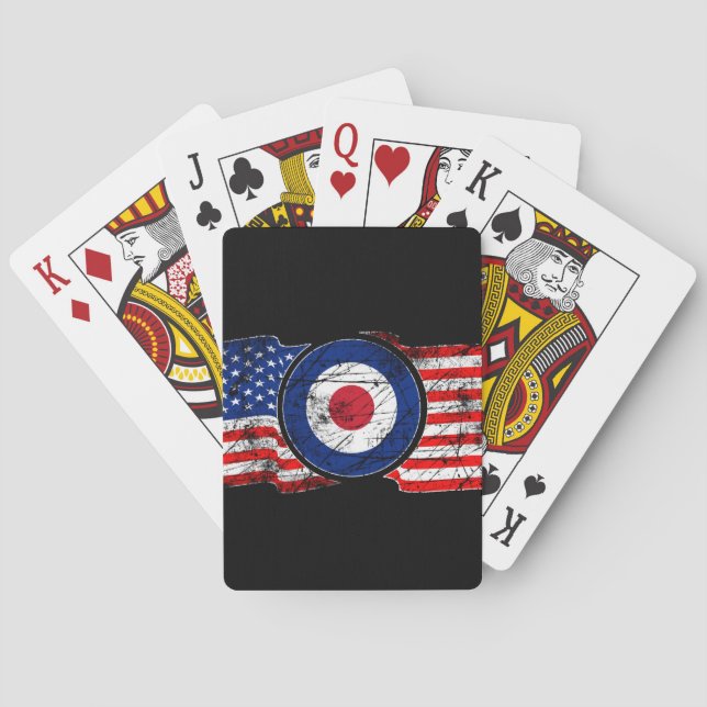 Baraja De Cartas Roundel Mods USA Target Scooter (Reverso)