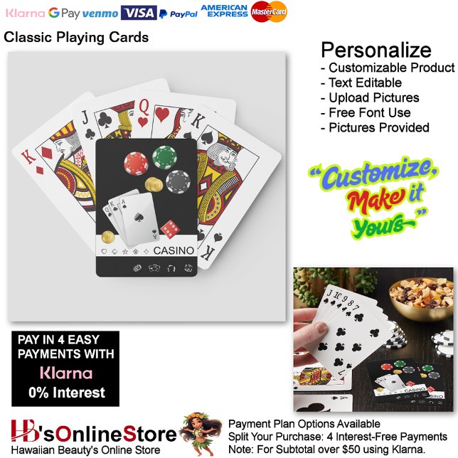 Baraja De Cartas Royal Flush Classic Jugando Tarjetas de fondo negr (Royal Flush Classic Playing Cards Black Background.)