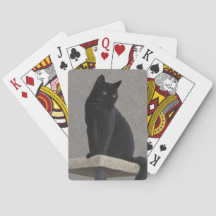 Baraja De Cartas Royalty de gato negro