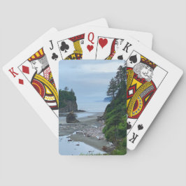 Baraja De Cartas Ruby Beach Sunset Washington Coast Seage