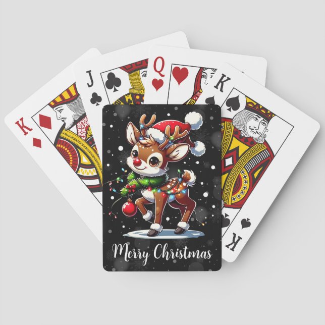 Baraja De Cartas Rudolph The Red Nose Reindeer Christmas (Reverso)