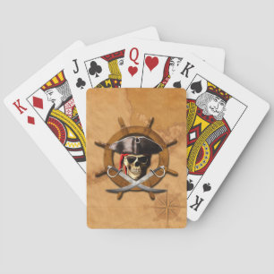 Baraja De Cartas Rueda alegre del pirata de Rogelio