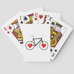 Baraja De Cartas Ruedas Corazón de bicicleta