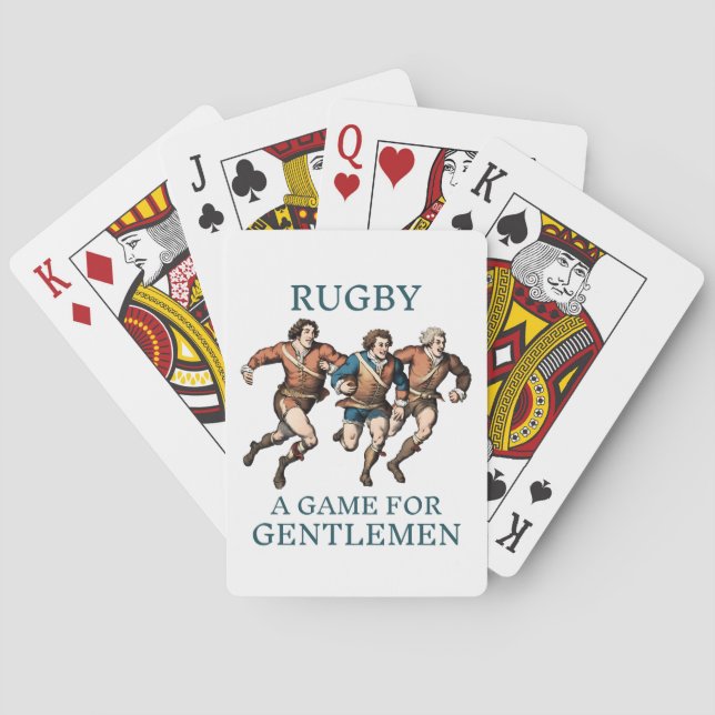Baraja De Cartas Rugby Gentlemen - Playing Cards (Reverso)