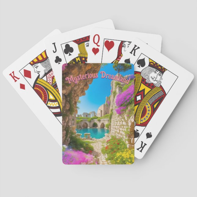 Baraja De Cartas Ruinas de jardín (Reverso)