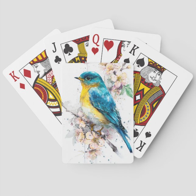 Baraja De Cartas Ruiseñor de primavera (Reverso)