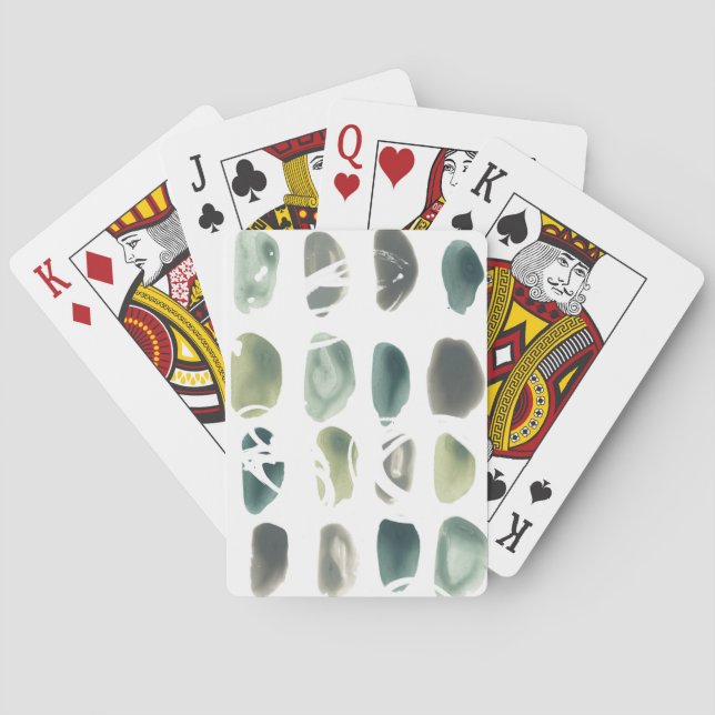 Baraja De Cartas Rune Stone - Green (Reverso)