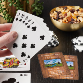 Baraja De Cartas Rústico Bed and Breakfast 🌿 promoción