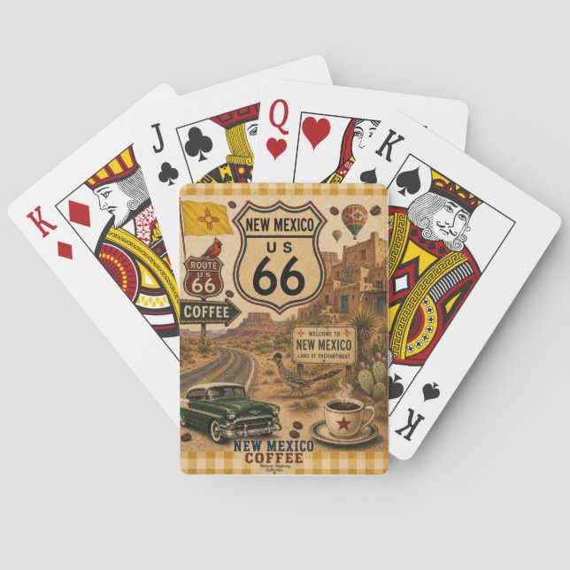 Baraja De Cartas Ruta 66 Noche de Juego Encantada (Reverso)