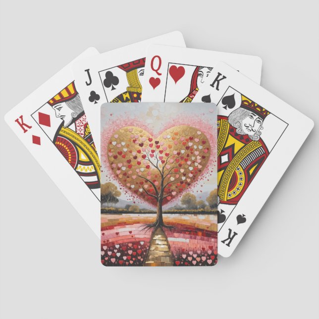 Baraja De Cartas Ruta al corazón (Reverso)