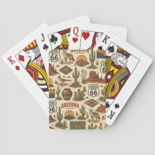 Baraja De Cartas Ruta Arizona 66 Mazo de Póquer del Desierto