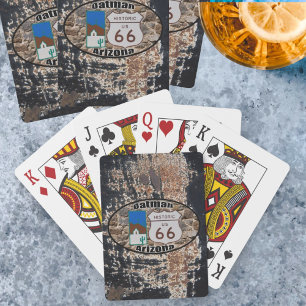 Baraja De Cartas Ruta histórica de EE.UU. 66 ~ Oatman, Arizona