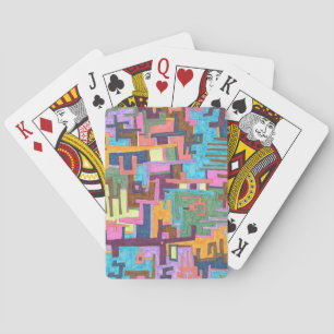 Baraja De Cartas "Rutas" Resumen de arte