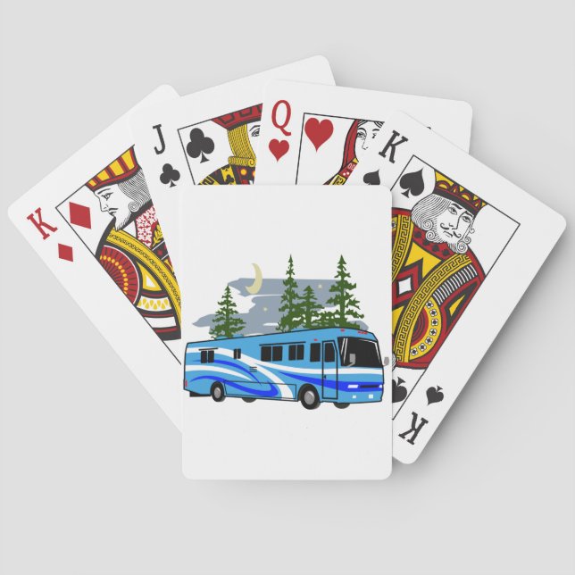 Baraja De Cartas RV Motorhome (Reverso)