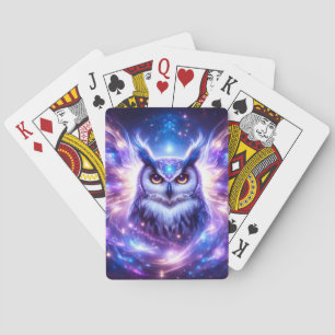 Baraja De Cartas Sabiduría Mística Cósmica Búho Espiritual Celestia