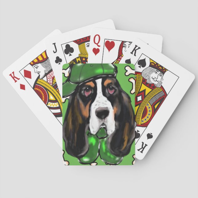 Baraja De Cartas Sabueso Basset (Reverso)
