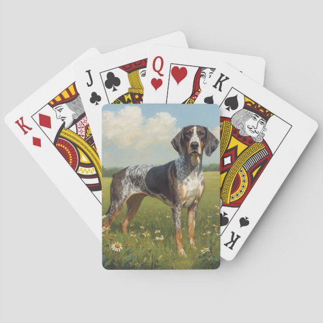 Baraja De Cartas Sabueso Bluetick (Reverso)