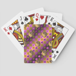 Baraja De Cartas Sagitario & Caballo de Tierra
