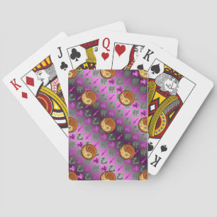 Baraja De Cartas Sagitario y Conejo de Madera