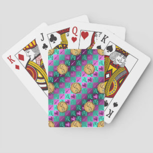 Baraja De Cartas Sagitario y Perro de Fuego