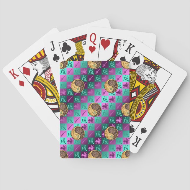 Baraja De Cartas Sagitario y Perro de Tierra (Reverso)