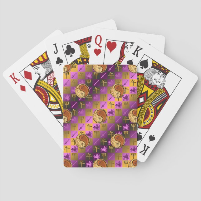 Baraja De Cartas Sagittarius & Wood Horse (Reverso)