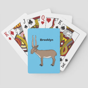 Baraja De Cartas Saiga antelope personalizado ilustracion