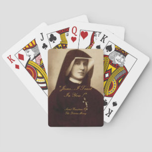 BARAJA DE CARTAS SAINT FAUSTINA DE LA DIVINA MERCÍA