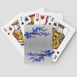 Baraja De Cartas Sakura Blossoms Satin Damask