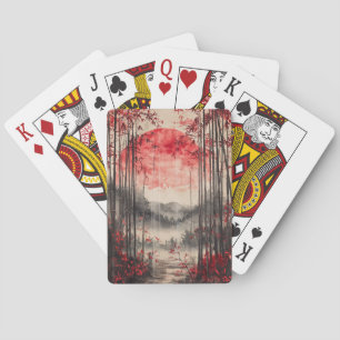 Baraja De Cartas Sakura Luna de Sangre Tinta al Agua (1)