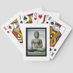 Baraja De Cartas Sakyamuni asentado Buda de Ch'ungung-ni (hierro)