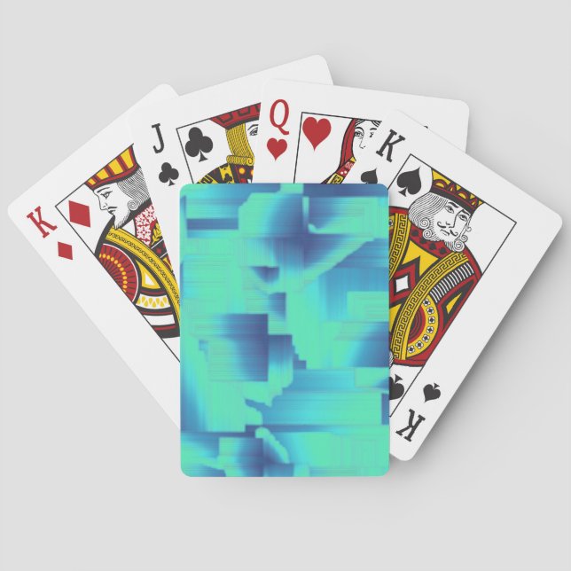 Baraja De Cartas Salas Aqua Blue (Reverso)