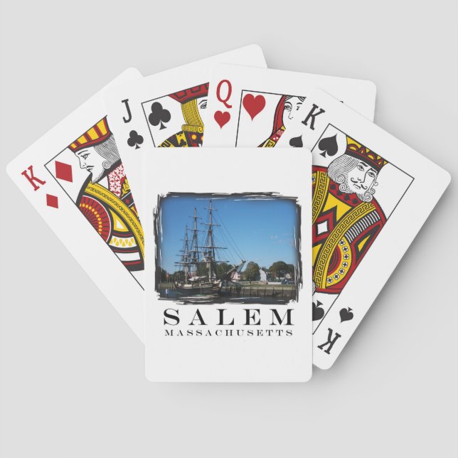 Baraja De Cartas Salem Massachusetts (Reverso)