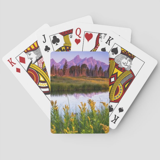 Baraja De Cartas Salida del sol de Teton (Reverso)