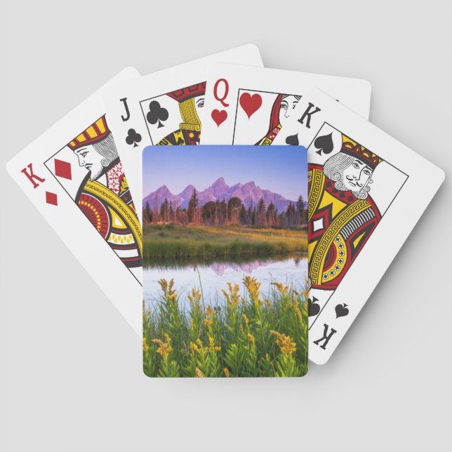 Baraja De Cartas Salida del sol de Teton (Reverso)