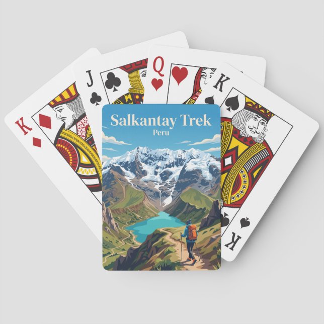 Baraja De Cartas Salkantay Trek Perú (Reverso)