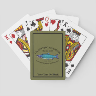 Baraja De Cartas Salmon Bar & Grill Cyanotic