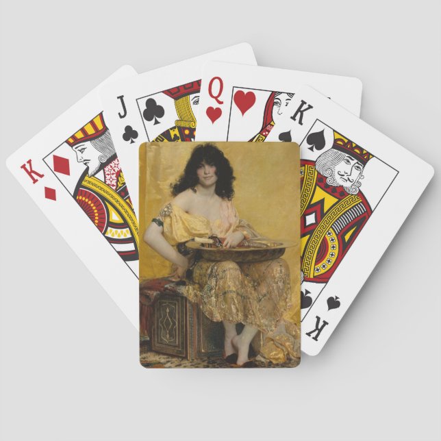 Baraja De Cartas Salomé (retrato femenino) (de Henri Regnault) (Reverso)