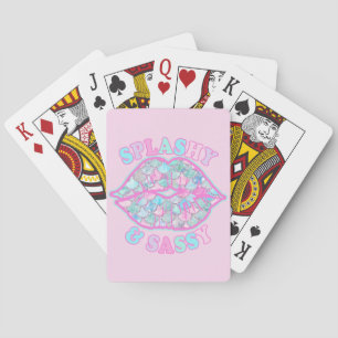Baraja De Cartas Salpicadura femenina y descarada Besito de sirena 