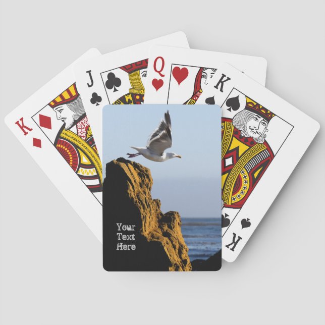 Baraja De Cartas Saltos de gaviota (Reverso)