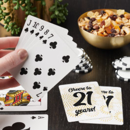Baraja De Cartas ¡Salud a 21 años!