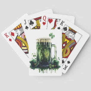 Baraja De Cartas ¡Saludos al Día de San Patricio! Ilustracion de ce